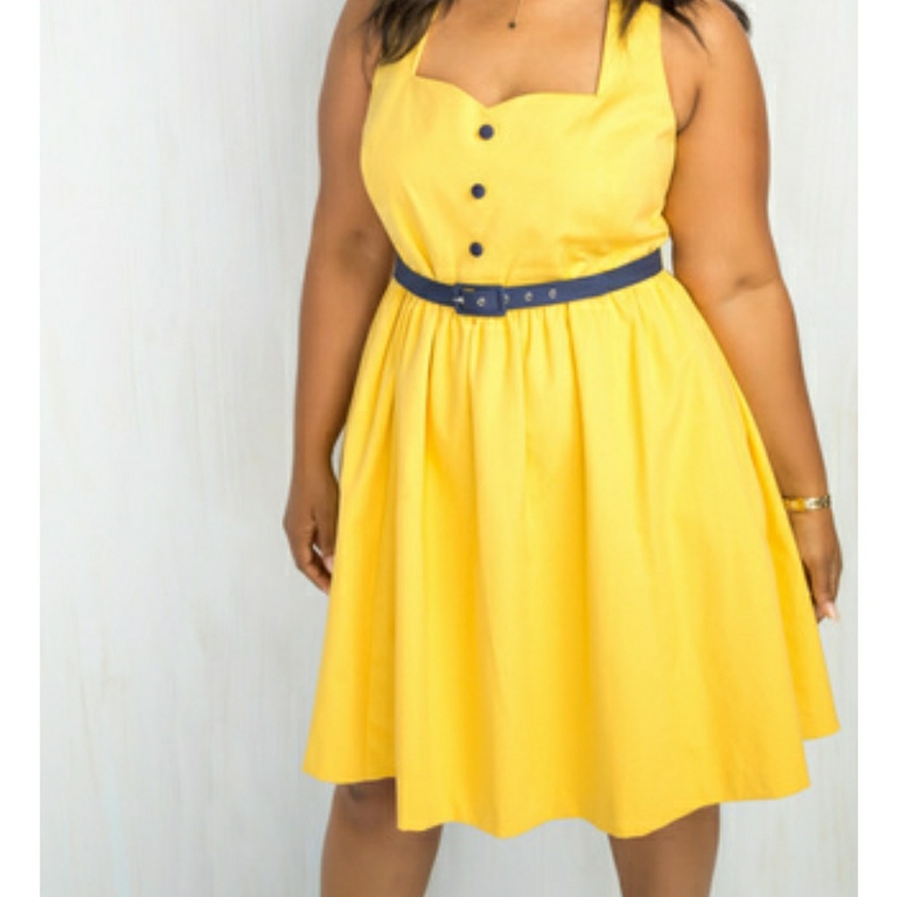 Modcloth Yellow Dress